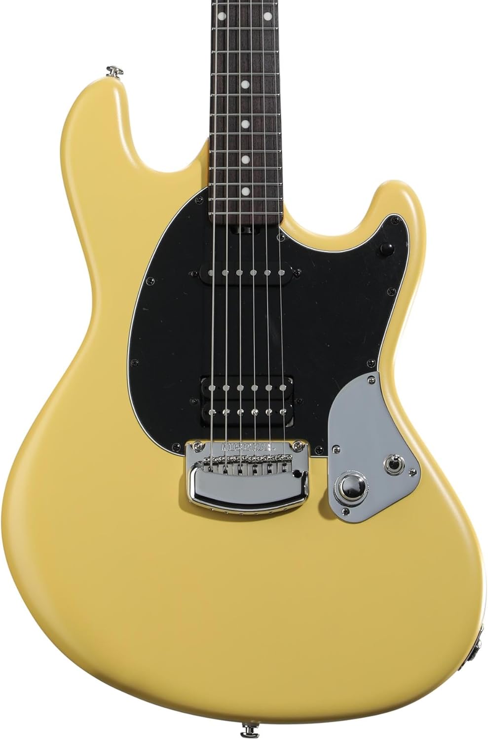 Ernie Ball Music Man Dustin Kensrue StingRay Electric Guitar - TV Blonde with Rosewood Fingerboard