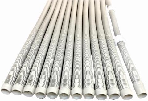 Appaetech | 11 Pool Cleaner Hoses with 1 Leader Hose & 2 Weights – White Replacement Hose Kit for Automatic Suction Pool Cleaners | Flexible, Leak-Resistant Design for Reliable Water Flow