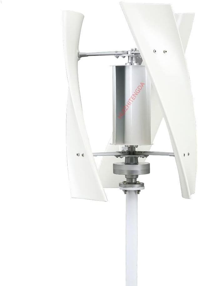 Vertical Wind Turbine Generator Kits, 12V 24V 5000W Vertical Axis Wind Generator+ Controller Kit,for Home, Street Lighting Wind Hybrid System