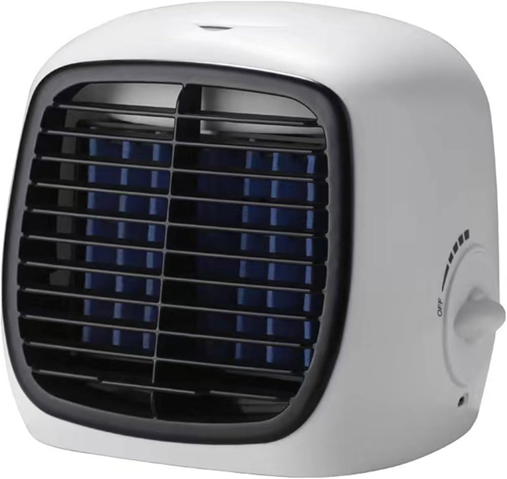 Mini Portable Air Conditioner, USB Mini Air Cooler Fan Portable Desktop Small Fan, Suitable for Home, Dormitory, Office