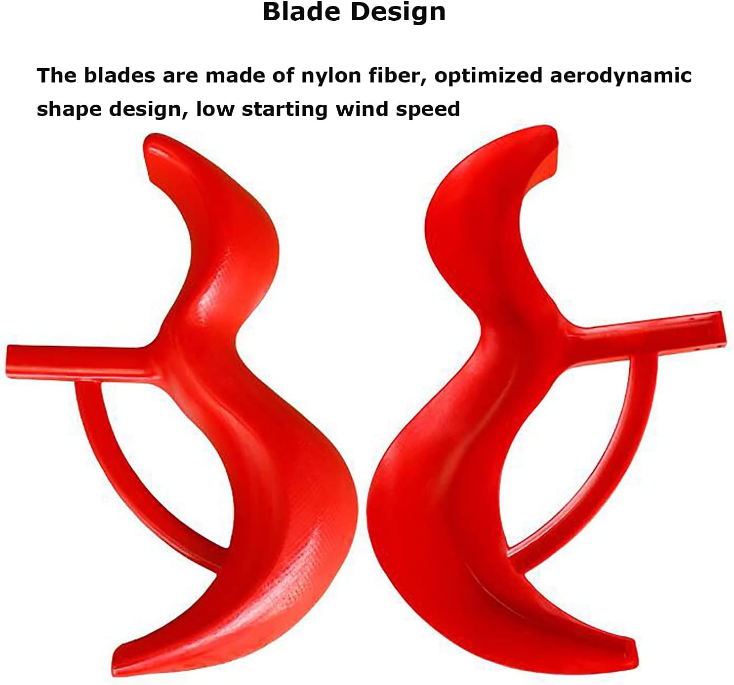 Wind Turbine Generator with Controller,5 Blade Windmill Generator Wind Turbine Businesses Turbine Generator Kit for Home Camping Red 5000W