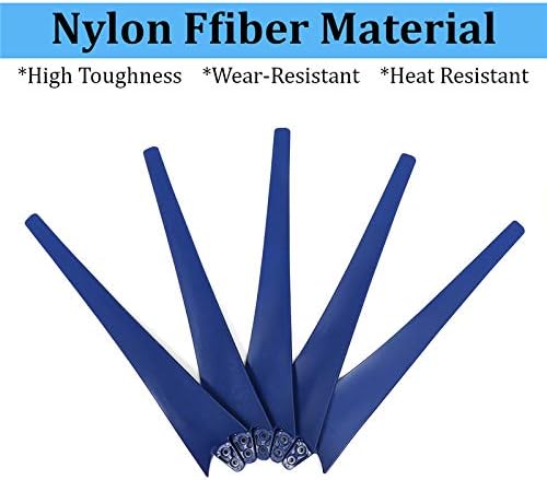 6000W 3/5Blade Horizontal Wind Generator 12/24V Wind Turbines Generator Windmill Energy Turbines Charge with Controller for Camp,24v,3 Blades