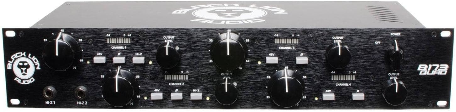 Black Lion Audio B173 Quad - 4 Channel Mic Preamp