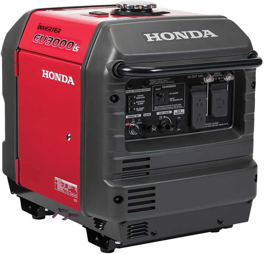 Honda EU3000iS 3,000 Watt Portable Gas Powered Inverter Generator w/CO-Minder
