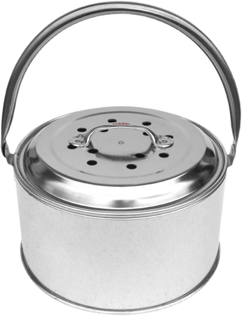 Paper Burner Metal Fire Pits Wood Burning Stove Camping Bonfire Barrel with Lid Burn Barrel for Outside Incinerator Burn Barrel for Paper Leaf Trash.(30.5x16.8CM/12x6.6IN)