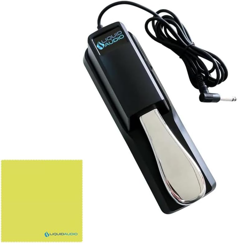 Arturia KeyLab 61 Mk3 Black Bundle with Sustain Pedal & Polishing Cloth – 61-Key USB MIDI Controller, DAW Integration, Faders, Encoders, Pads & Analog Lab Pro Software for Music Production