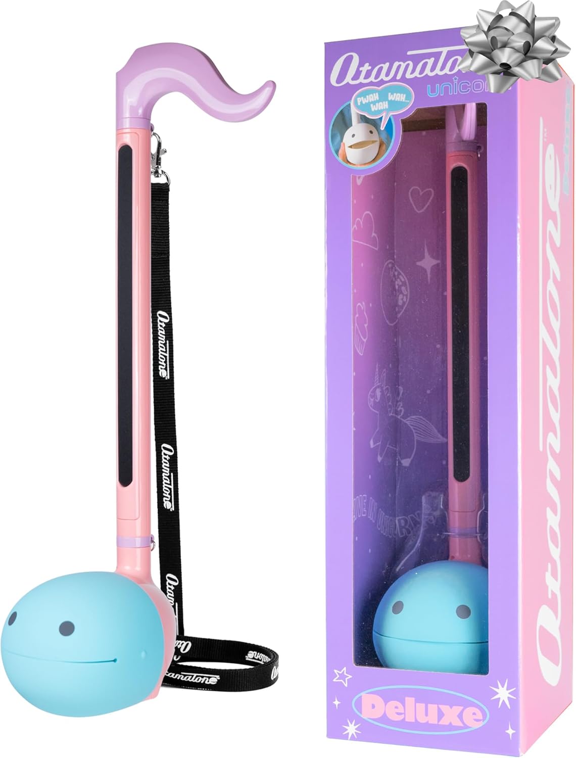 Otamatone Deluxe Electronic Musical Instrument for Adults Portable Synthesizer Digital Electric Music from Japan by Cube/Maywa Denki Cool Stuff Gifts, Unicorn [English Manual]