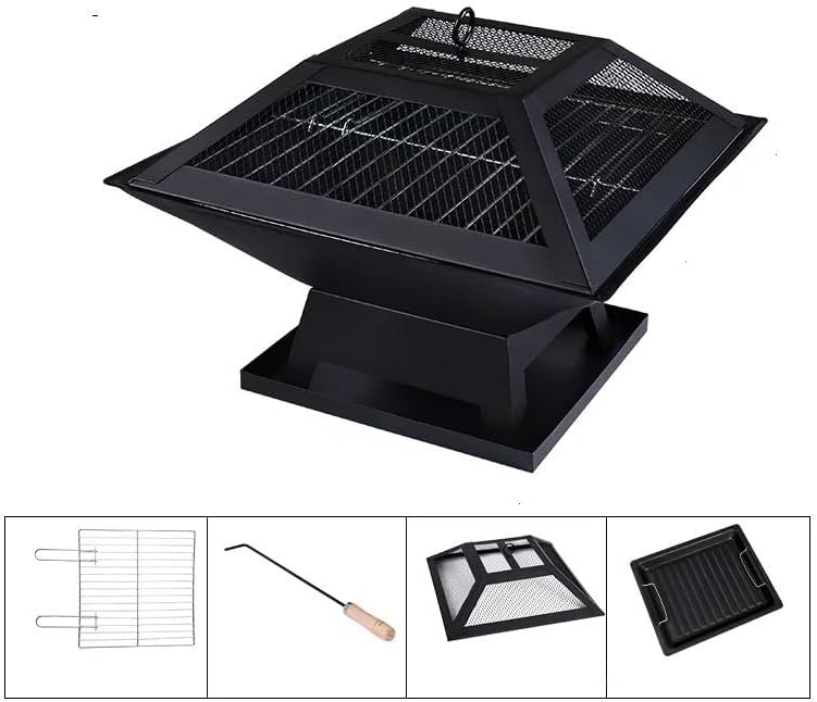 Outdoor Fireplaces Outdoor Fire Pits Indoor Heating Brazier Courtyard Charcoal Stove Multifunction Winter BBQ Grill Fire Pits