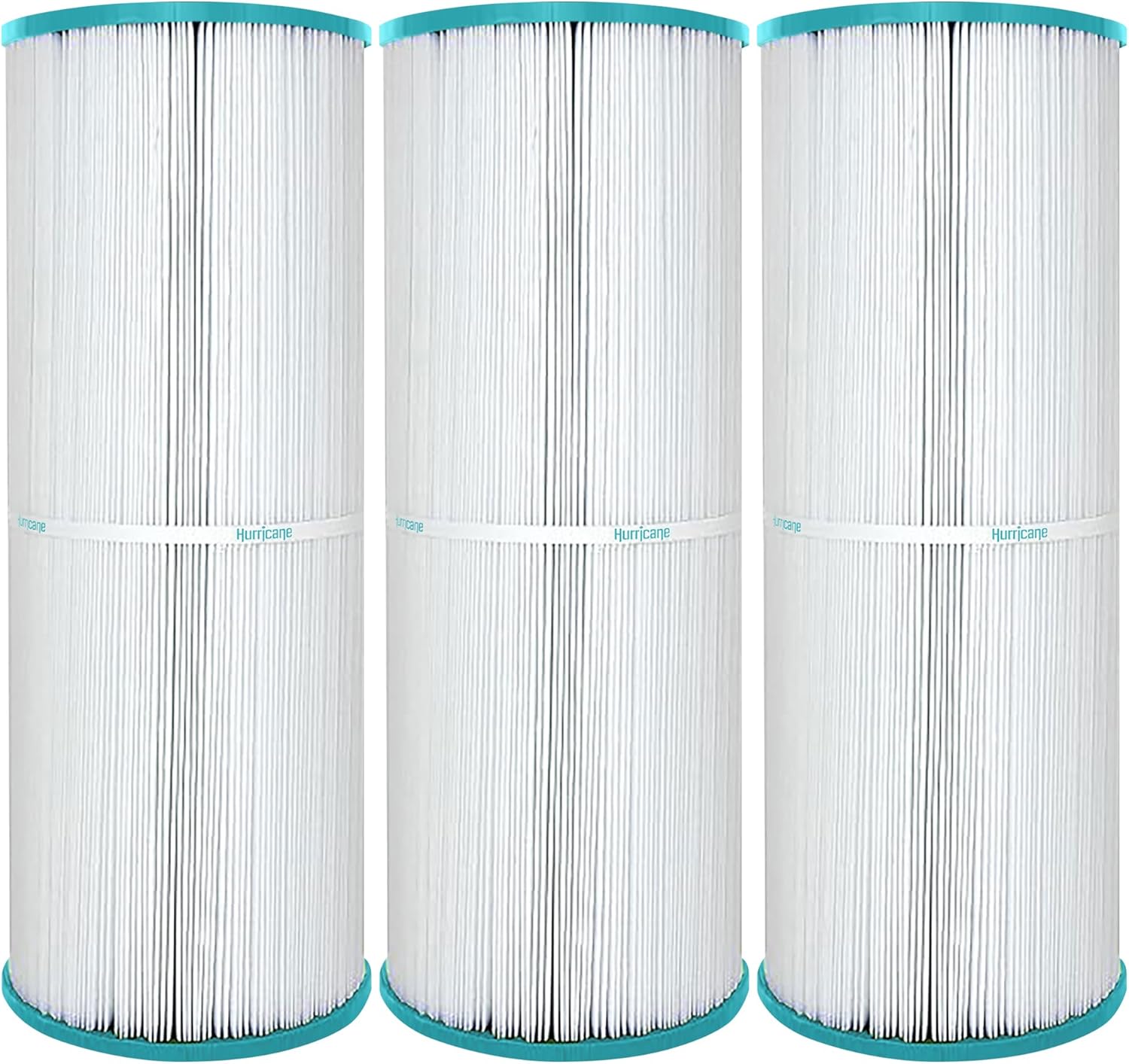 Hurricane Filters 3 Pack HF5374-01 Advanced Spa Filter Cartridge - Replacement for PLBS75 Unicel C-5374, Filbur FC-2971, Rainbow, Waterway, Leisure Bay, S2/G2 Spa 75