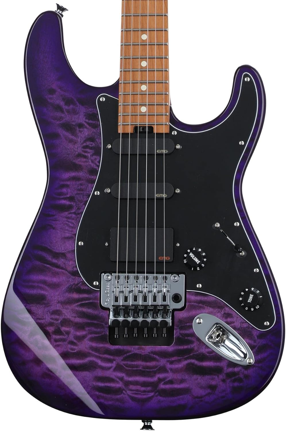 Charvel Marco Sfogli Signature Pro-Mod So-Cal Style 1 HSS FR - Transparent Purple Burst