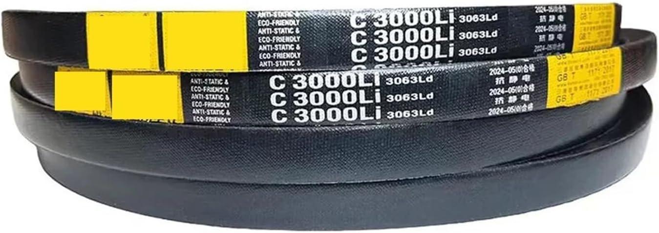 V Belt C Type Conveyor Belts Rubber Drive Transmission Strap 3810mm ~ 5200mm Transmission V Belt for Industrial Machines(Li-4100mm)