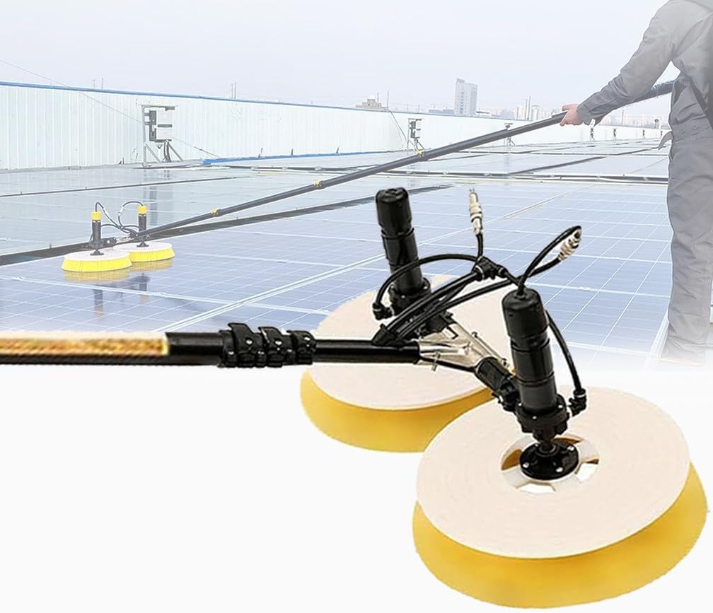 Cleaning Brush Electric Pool Cleaning Brush, Water Washing Photovoltaic Panel Glass Cleaning Equipment Tool, Photovoltaic & Solar Panel Cleaning Tool