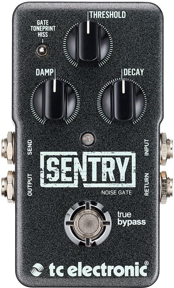 TC Electronic SENTRY NOISE GATE Multiband Noise-Gating Pedal with Hard-Gate Mode and Built-In TonePrints*