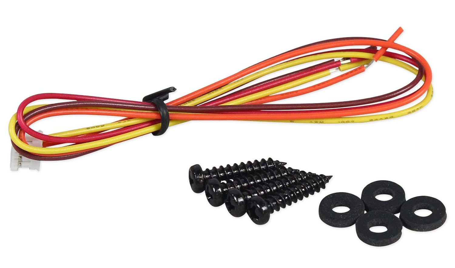 Rockville: Rockville RWK81 8 Gauge Complete Amp Installation Wire Kit with 1500W Peak/375W RMS 2 Channel Amplifier (2 Items)