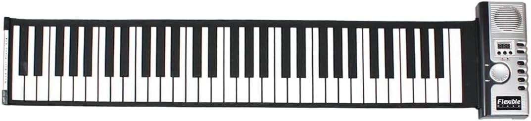 61 Keys MIDI TO-GO Soft Rubber Keyboard Design Roll Up Synthesizer Piano
