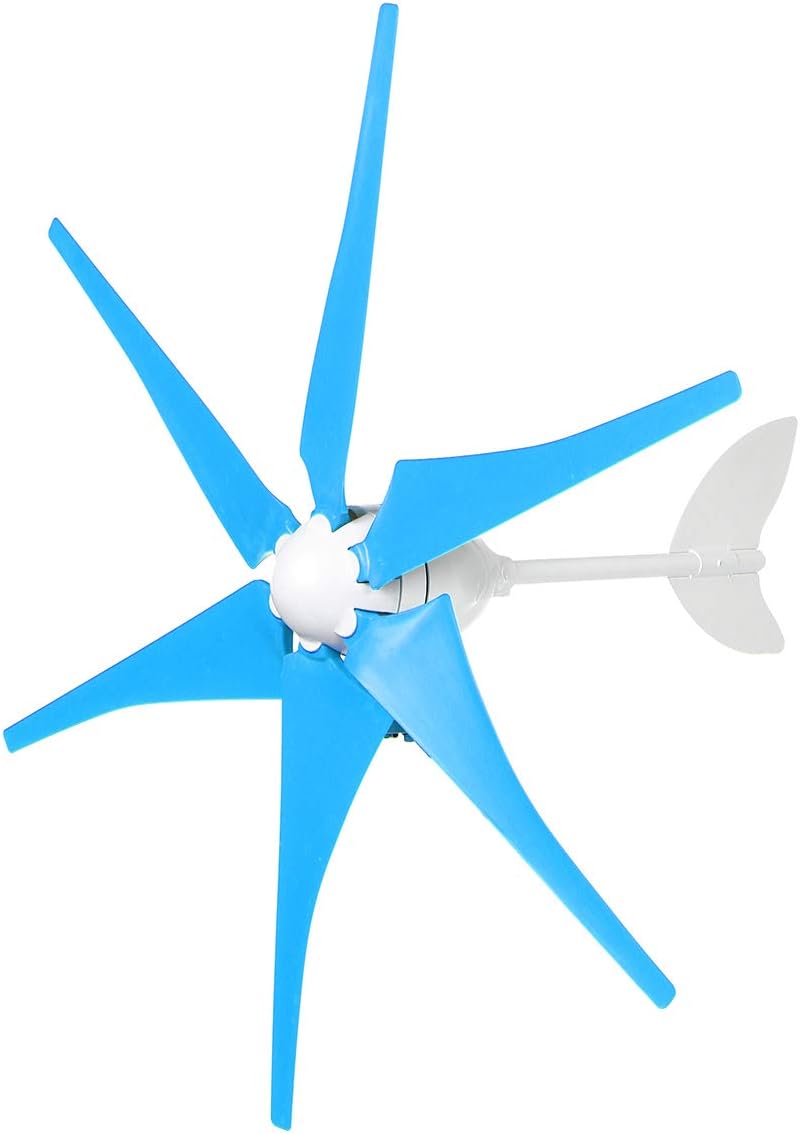 8000W 12V/24V 3/5/6 Blades Horizontal Wind Generator Wind Turbines Generator Windmill Energy Turbines Charge for Home Camping,24v,3 Blades