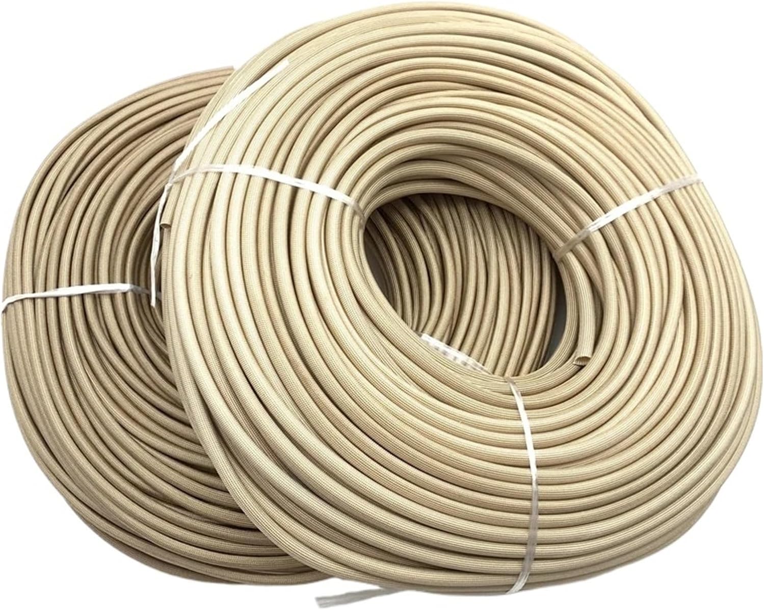 Revive Furniture 5/10M ID 1mm ~ 30 Mm Braided Fiberglass Sleeve 800 Deg.C High Temperature Chemical Glass Fiber Tube Sleeving(25MM_10M)