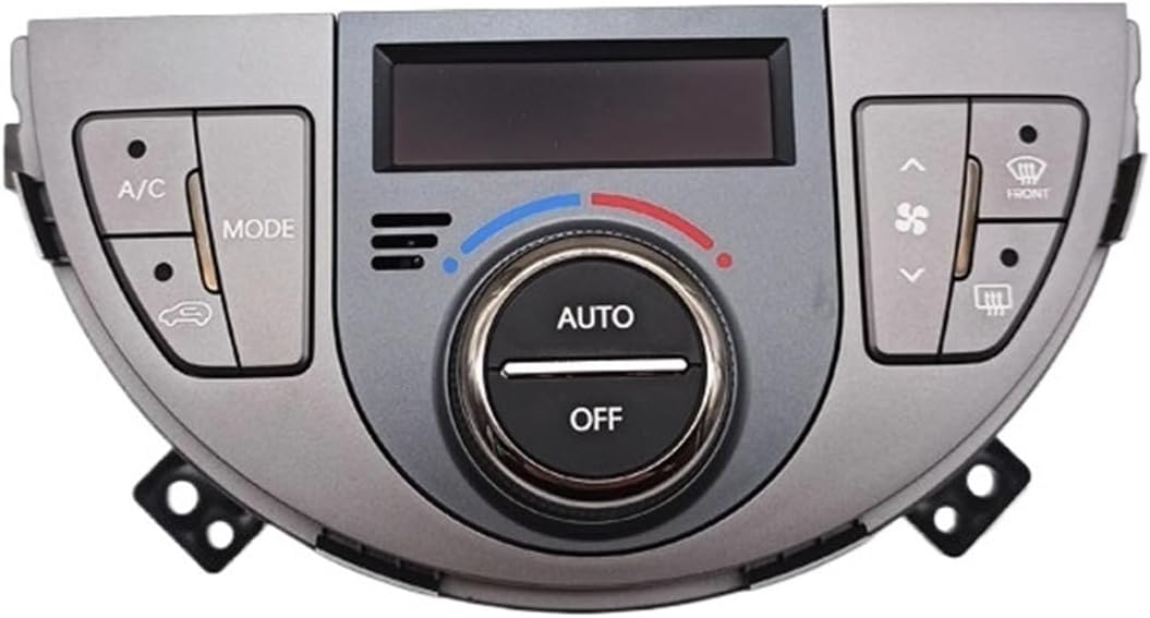 Air Conditioning Control Panel Air Conditioner Knob Automatic for Kia Soul(Black A)