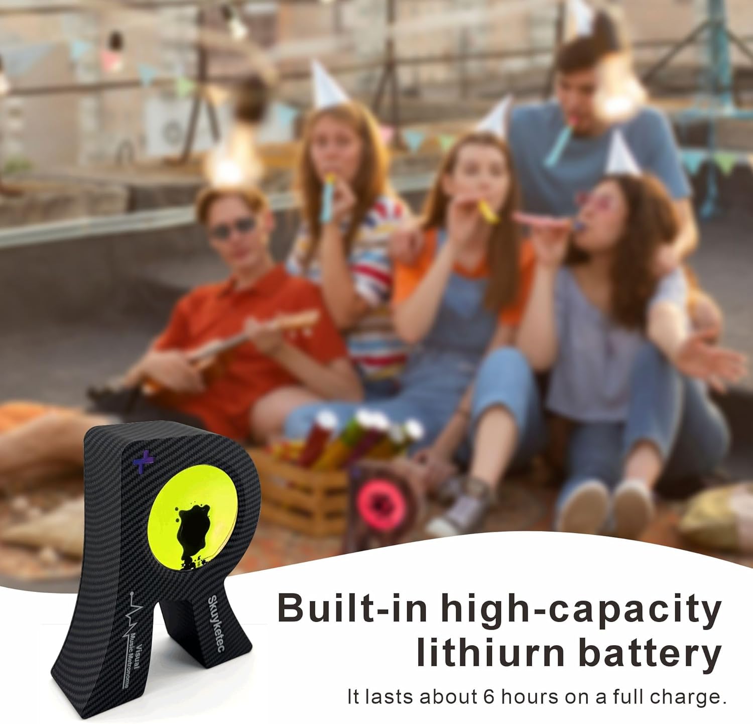 Ferrofluid Beat Visualizer (Imitation Carbon Fiber) This Product Does not Produce Sound