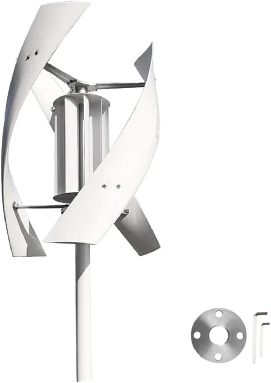 5KW Vertical Axis Wind Turbine High Voltage Generator 5000w 24V 48V with Charge Controller Household Windmill Low Starting Speed for Home(Hybrid Control,48V)