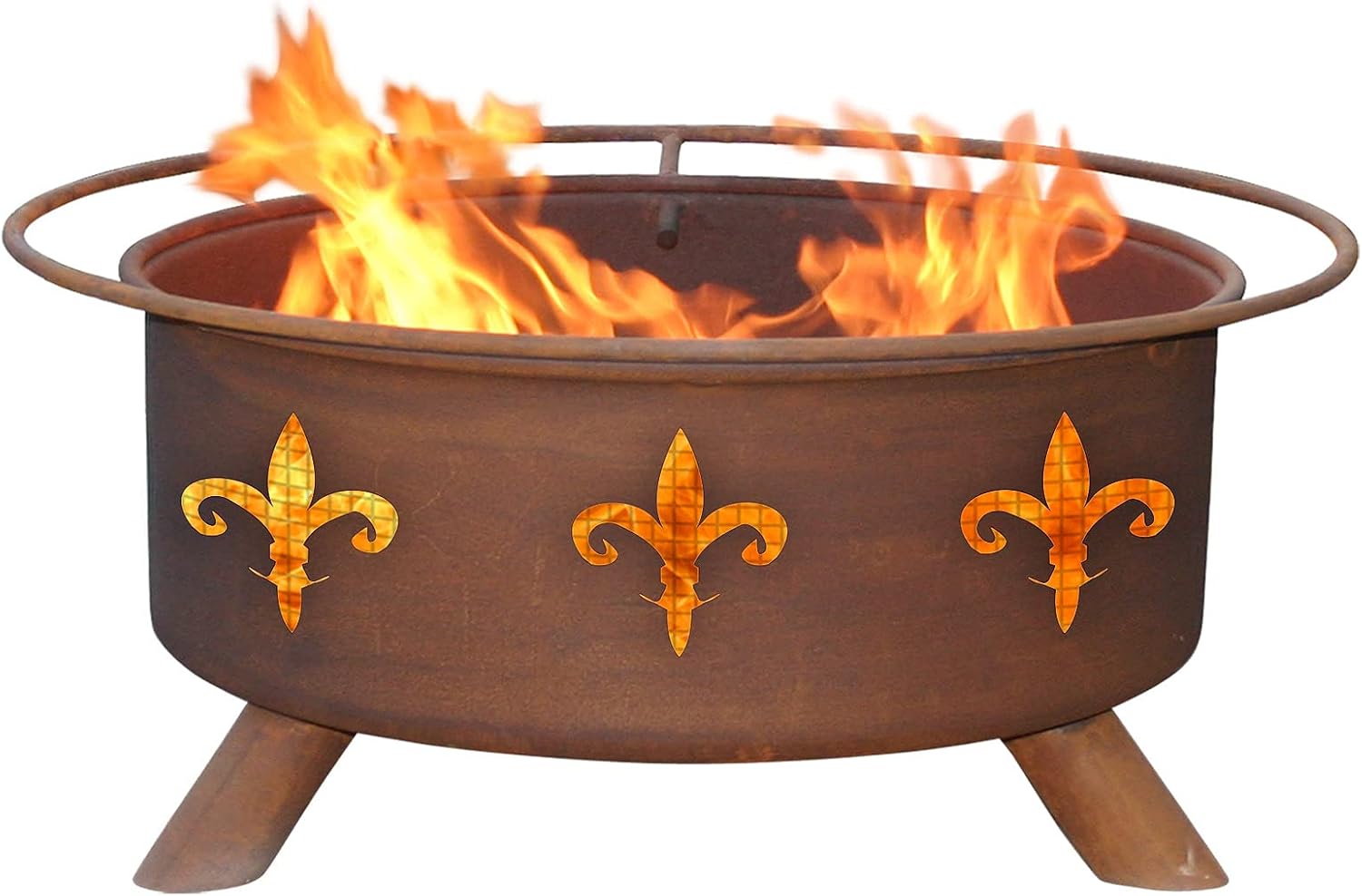 Patina Products F124 Fleur de Lis Fire Pit