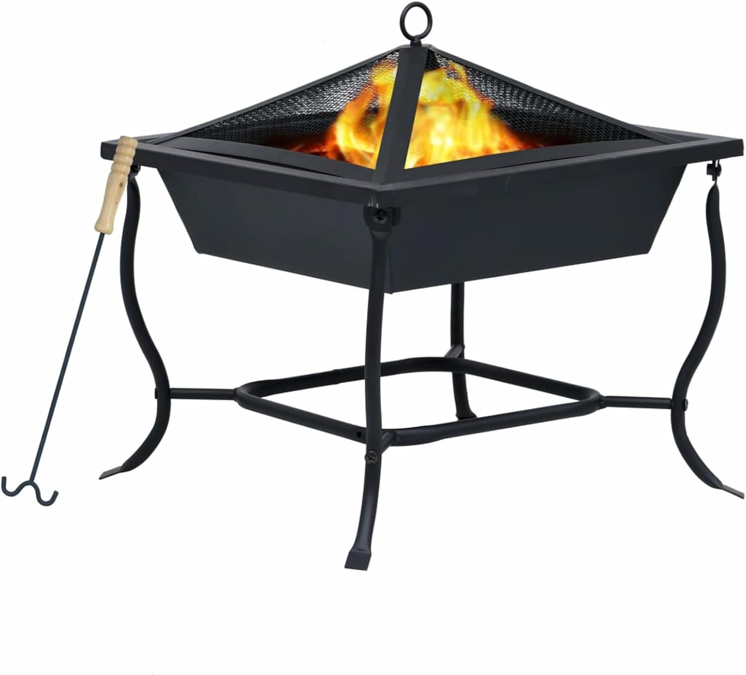 Fire Pit Black 16.5