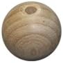20MM (3/4 inch ) Round Wood Beads w/ 5/32 inch hole-Bag of 1000