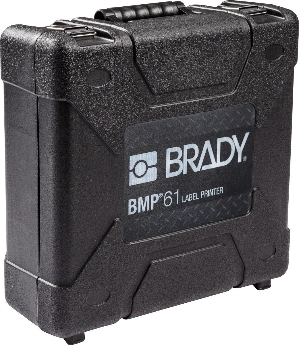 Brady BMP-HC-1 BMP61 Label Printer Accessory Hard Case, Black
