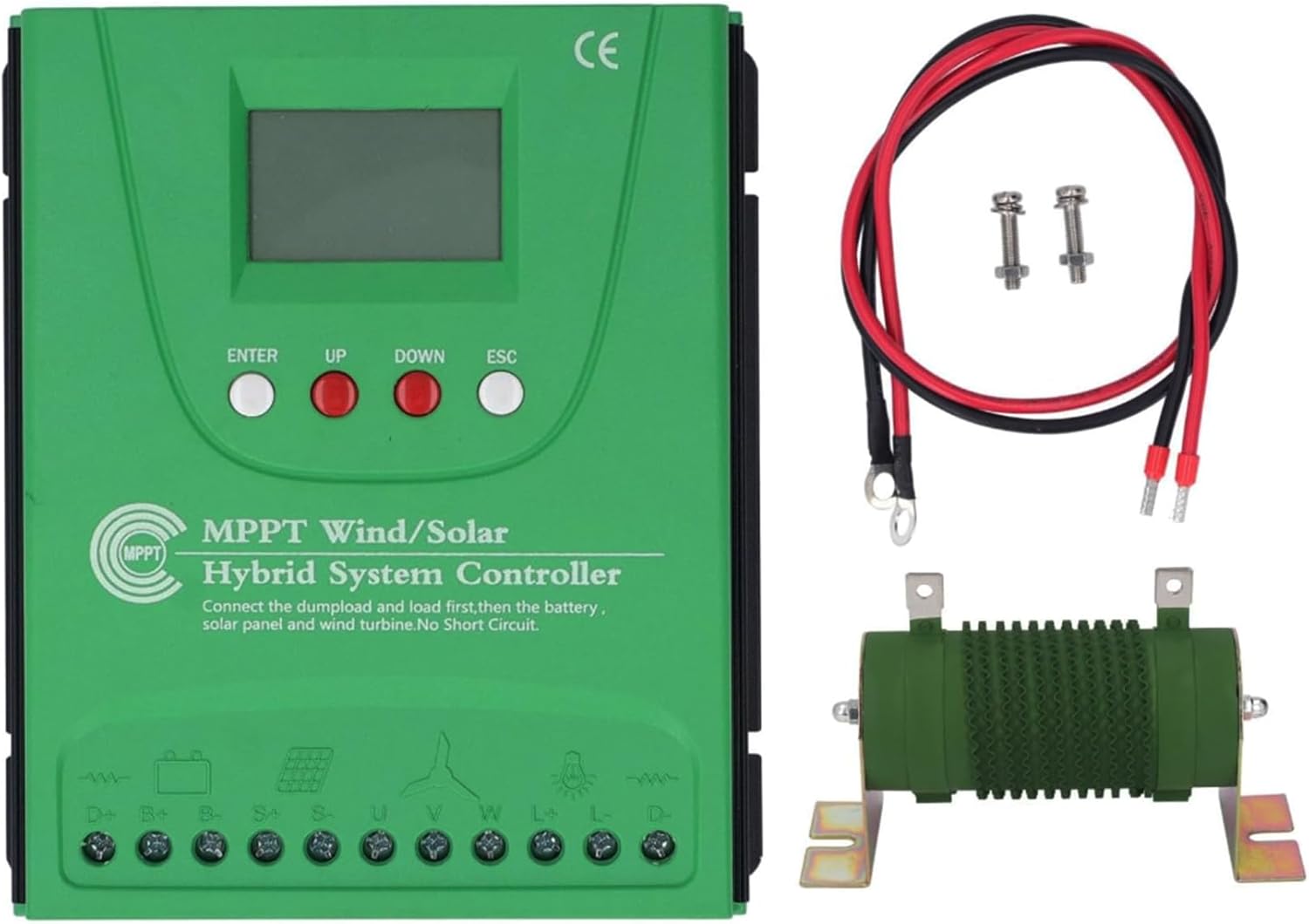 48v, 4000W12V 24V 48V 220V Wind Solar Complementary Controller MPPT Boost Wind Power Generation Solar Power Generation Charge and Discharge Controller