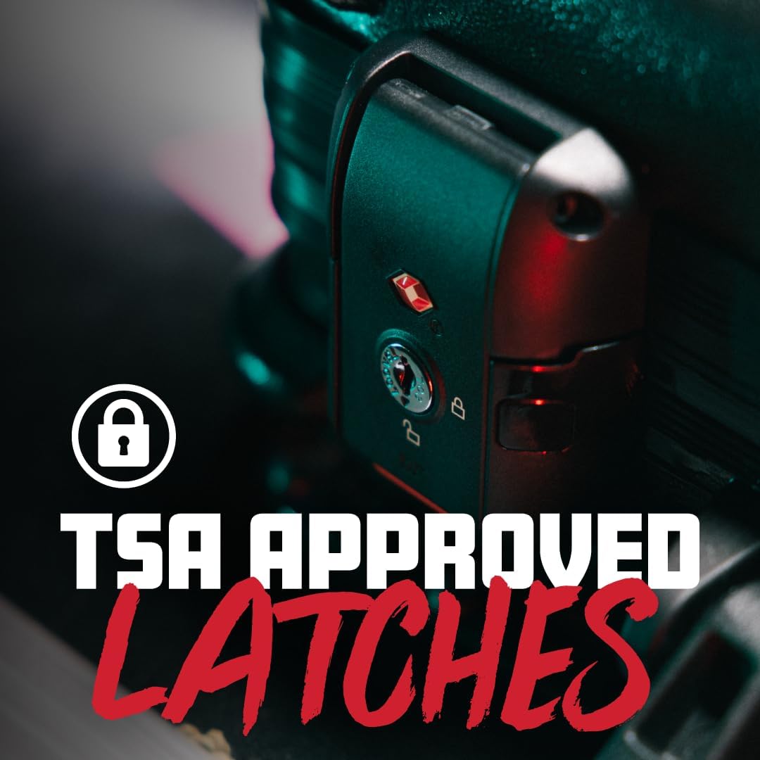 Gator Cases Frequent Flyer Mini Amp Modeler Case with Configurable Interior, TSA-Approved Latches (GTSA-GTR-MINIAMPMOD)