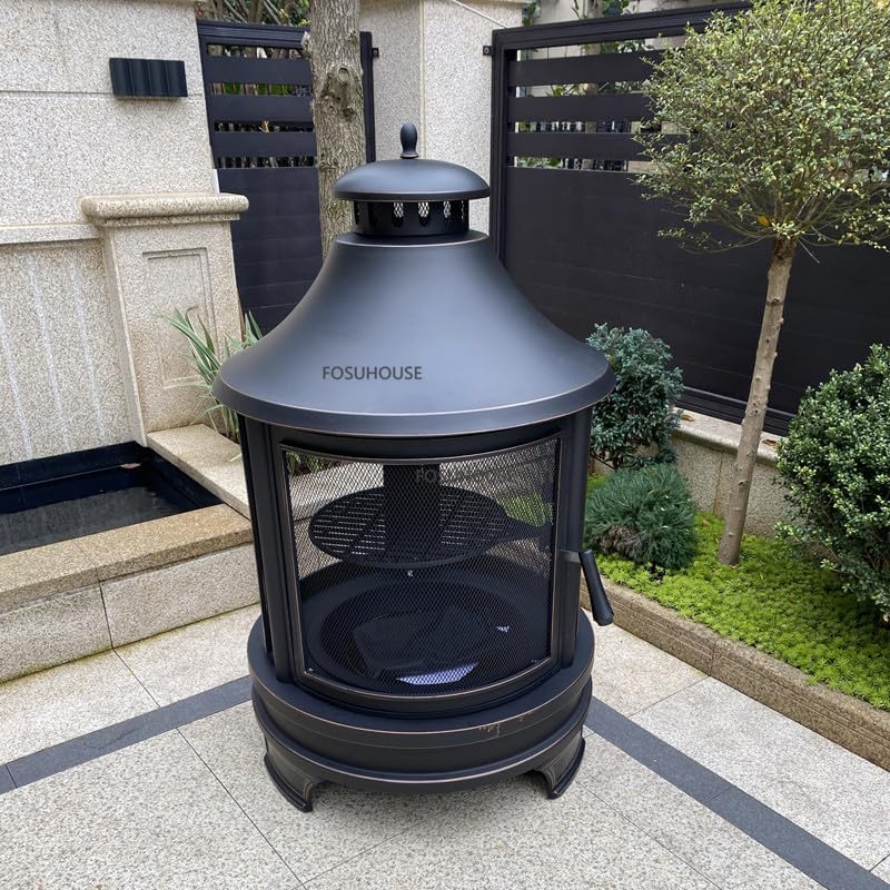 Outdoor Fireplaces Outdoor Garden Fire Pits Heating Stove Courtyard Oven for Household Balcony Terrace Bonfire Fire Pits