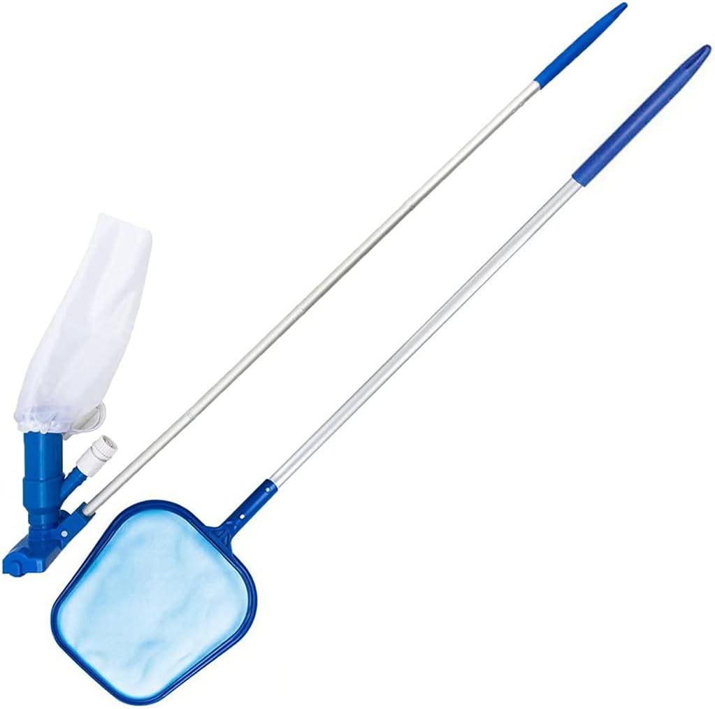 Pool Cleaning Set Swimming Pool Cleaning Tools Maintenance Above Ground Skimmer Brush Vacuum Hose Cleaner Gadgets