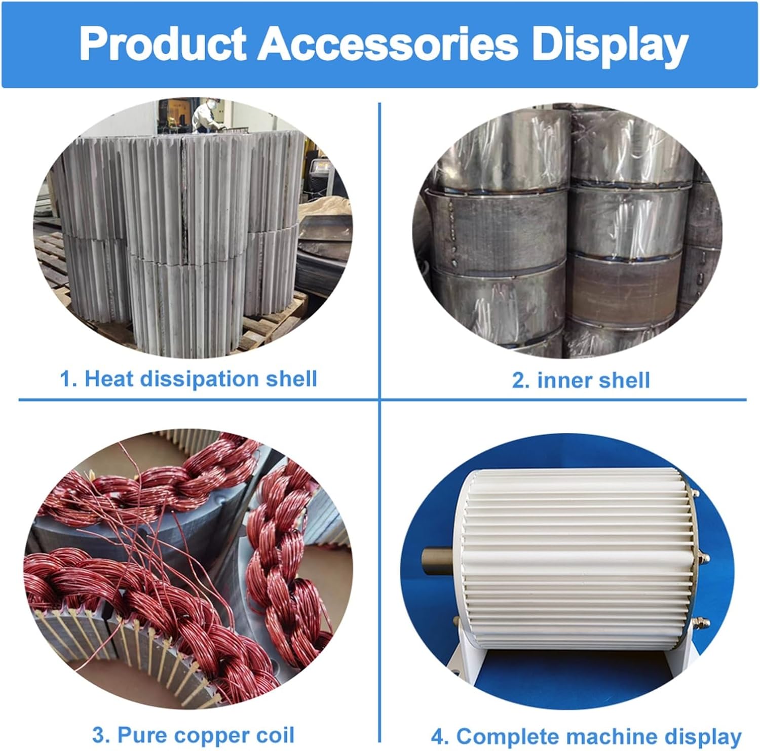 10kw 20kw Wind Turbine Generator 48V 96V Low Speeds 3 Phase AC Gearless Permanent Magnet Generator Use for Water and Wind Power Low Starting Speed for Home(Taper Shaft,96V_20KW)