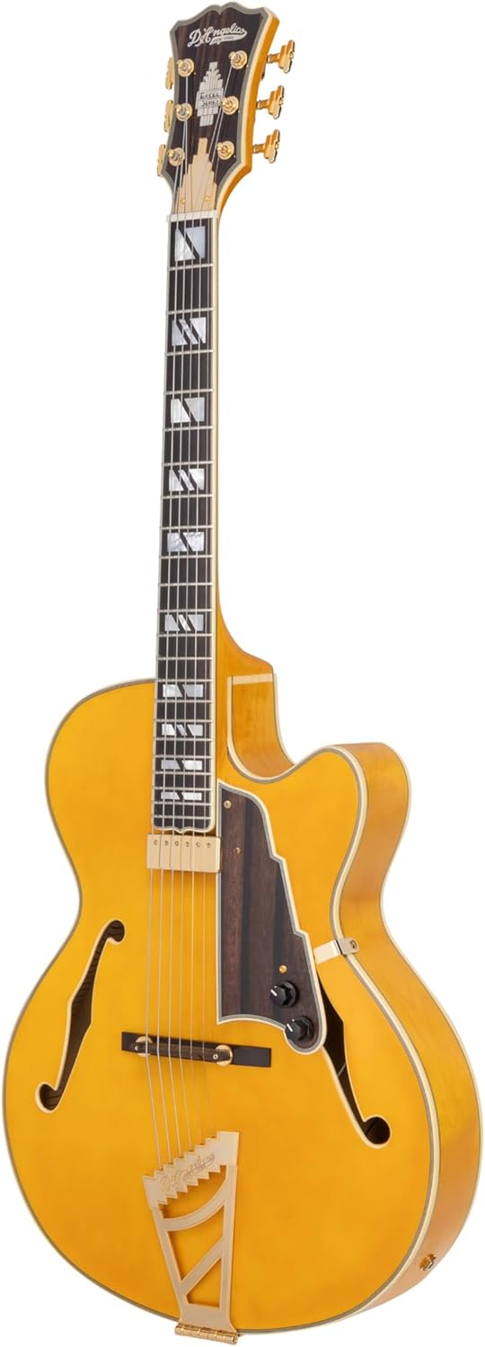 D'Angelico Excel 16 Hollowbody Electric Guitar - Amber