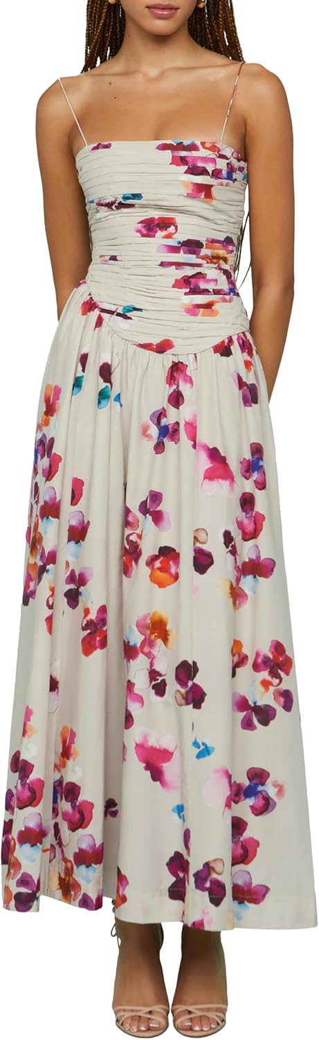 AMUR Women's Michele Midi Dress