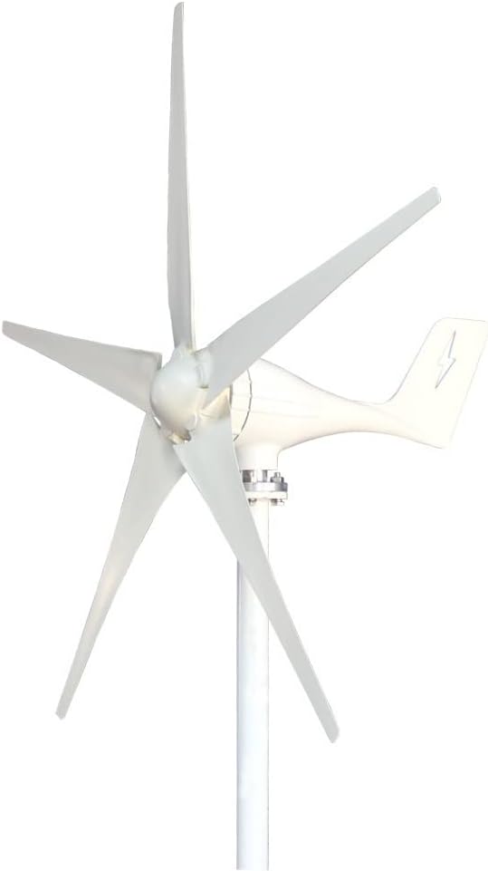 Wind Turbine Generator Kit, 1000W Horizontal Wind Turbine 12V 24V 48V Alternative Generators Free Energy Windmill With MPPT Controller Wind System for Hybrid Solar Wind System(With MPPT controller,48V