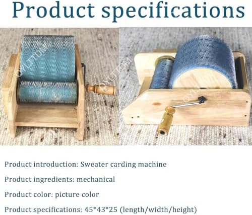 DIY Wool Felt Machine Set with Roller and Nylon Bearings for Mixing and Organizing Fiber