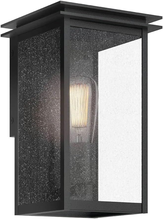 Kichler Lighting Arkville Outdoor Wall Light, Textured Black, 39540