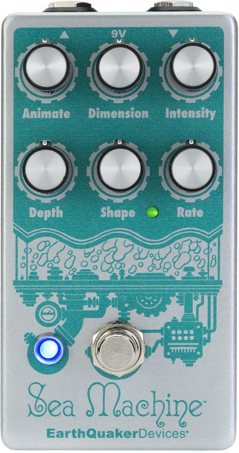 EarthQuaker Devices Sea Machine V3 Super Chorus Guitar Effects Pedal