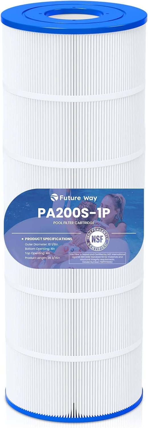 Future Way C200S Pool Filter Cartridge Replacement for Hayward C200S, Replace Hayward CX200XRE, Pleatco PA200S, 200 sq. ft