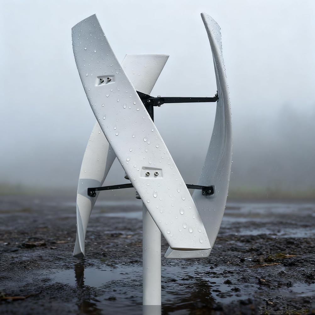 10000W Efficient Vertical Wind Turbine - 220V 48V 24V 12V Low Noise Wind Power Generator with Controller with Easy Installation for RV, Camping, Off-Grid Living,12v