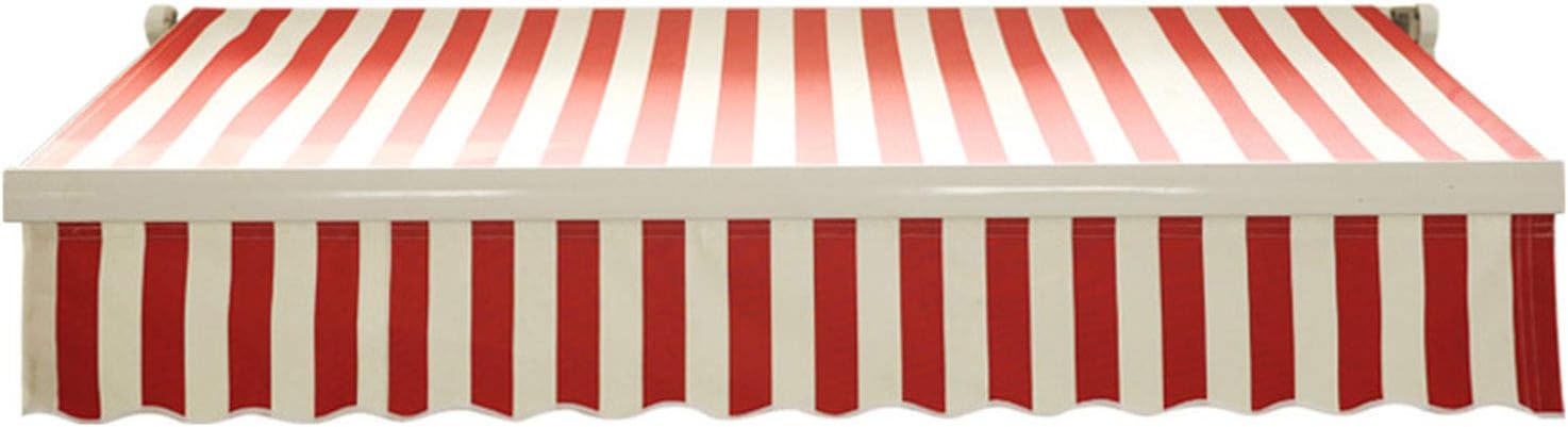 Canopy Awning Folding Retractable Canopy Canopy Outdoor Hand-Cranked Aluminum Alloy Canopy for Shops Suitable for Home Use 32.5 (3 * 2)