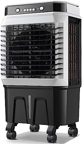 40L Evaporative Air Cooler, Portable Air Conditioner/Cooling Fan/Humidifier with 3 Modes/Speeds, 120°Oscillation, 4 Ice Packs for Outdoor Indoor Use (Color : Mechanical, Size : 41x32x90cm)