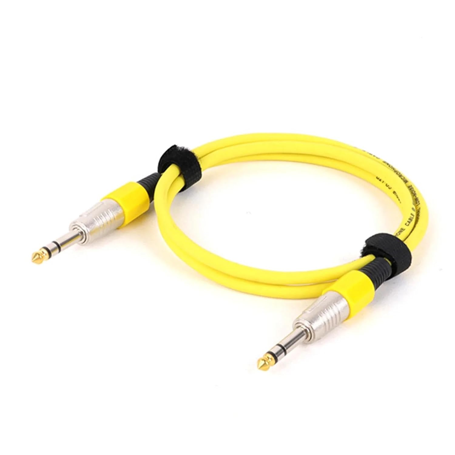 TSTS Guitar Audio Cable 1PC 1/4 Inch Straight Instrument Cable Mono Professional Guitar Cable for Guitar Bass Amplifier Keyboard(Yellow,15m)