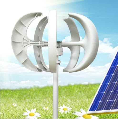 8000W Wind Turbine Generator Kit for Home Use - 12V/24V/48V Vertical Axis, 5 Blades, High Efficiency with Controller - Ideal for Renewable Energy Solutions