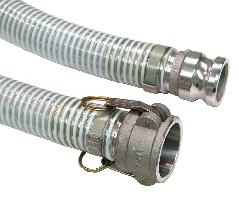 1500 Clear PVC Suction/Discharge Hose Assembly, 2