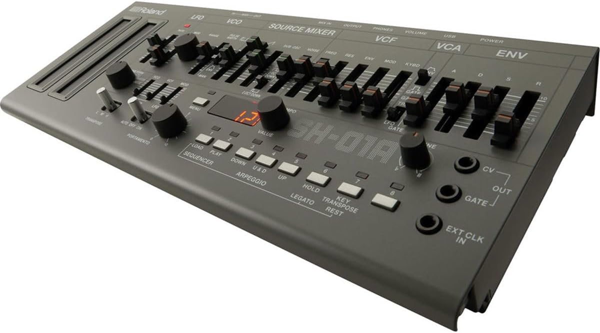 Roland SH-01A Synthesizer with Analog Circuit Behavior And Built-in Sequencer