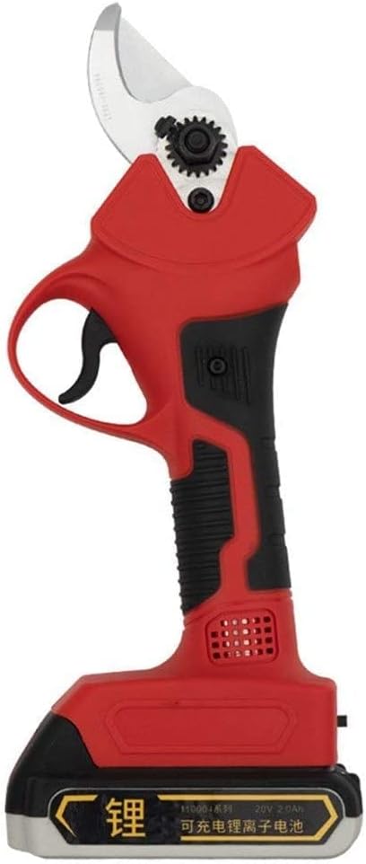 Professional Electric Pruning Shears 21V Electric Pruning Shears 30mm Cordless Electric Branch Scissors Ally Garden Pruning Shears Rechargeable 2Ah Lithium Battery Powered