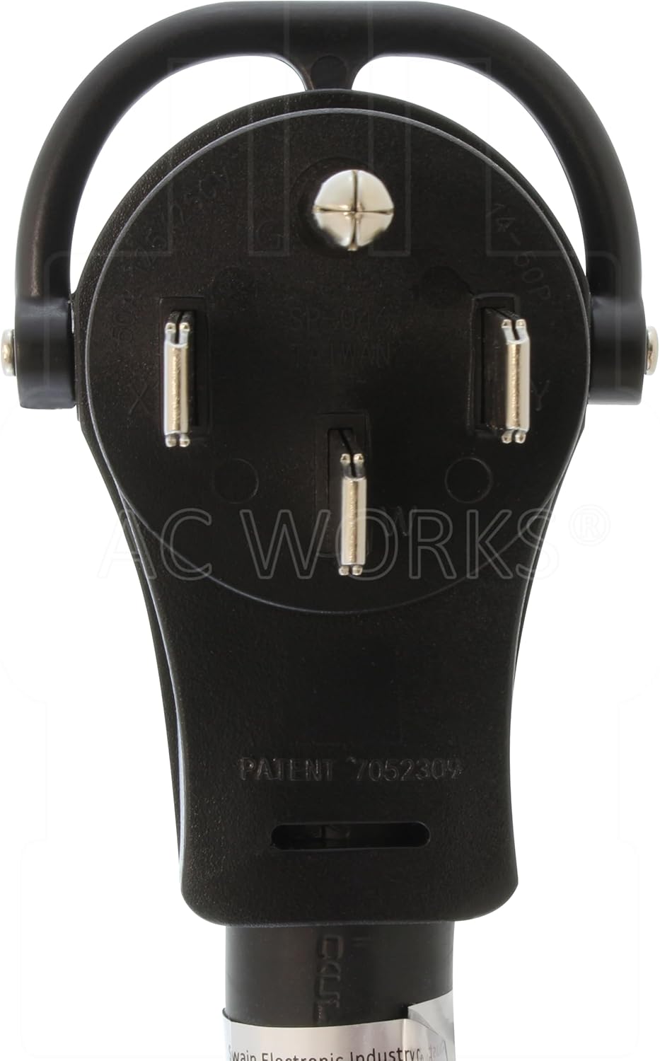 AC WORKS 50Amp Generator 14-50P to Transfer Switch 50Amp Inlet Box Adapter (25)