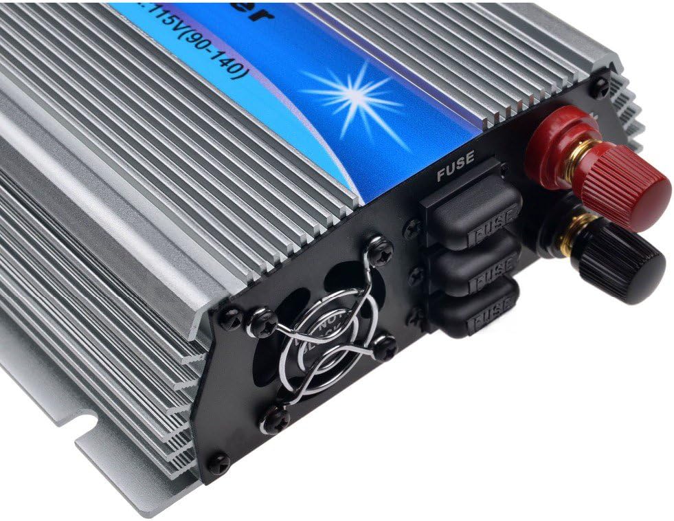 Y&H 1400W Grid Tie Inverter Stackable MPPT Pure Sine Wave DC30-45V Solar Input AC110/120V Power Output fit for 24V 36V PV Panel【Voc34-46V】